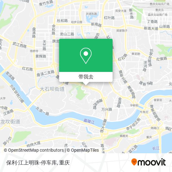 保利·江上明珠-停车库地图