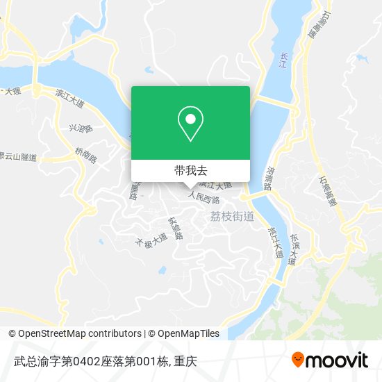武总渝字第0402座落第001栋地图