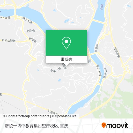 涪陵十四中教育集团望涪校区地图