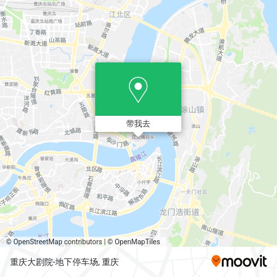 重庆大剧院-地下停车场地图