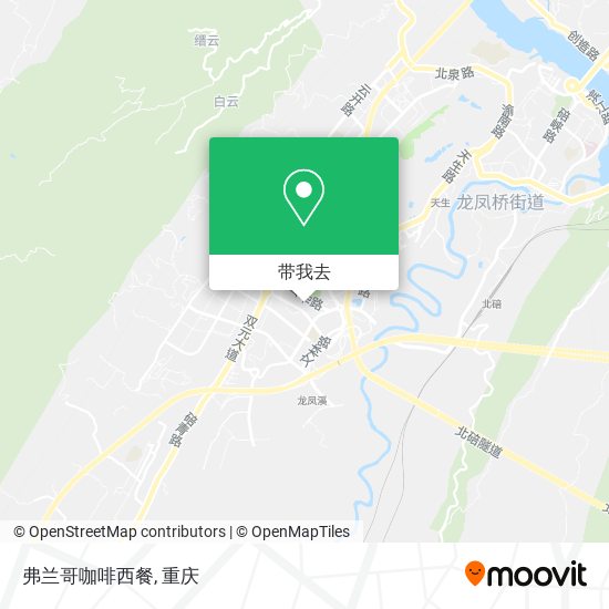 弗兰哥咖啡西餐地图