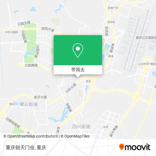 重庆朝天门业地图