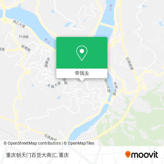 重庆朝天门百货大商汇地图