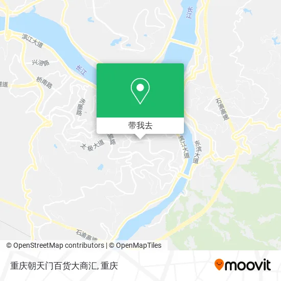 重庆朝天门百货大商汇地图