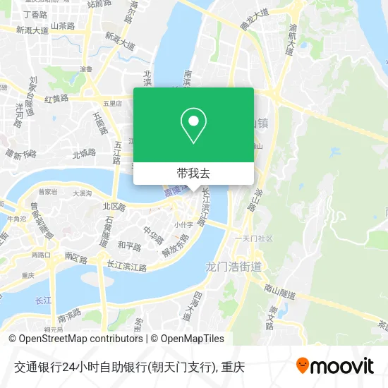 交通银行24小时自助银行(朝天门支行)地图