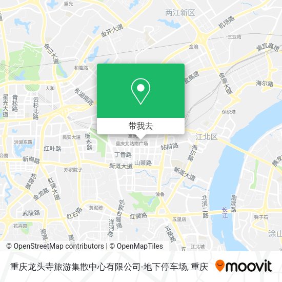 重庆龙头寺旅游集散中心有限公司-地下停车场地图