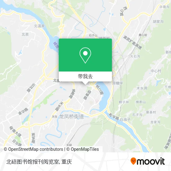 北碚图书馆报刊阅览室地图