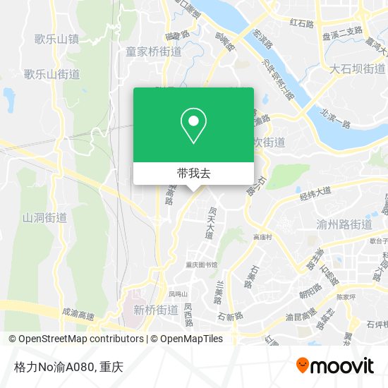 格力No渝A080地图