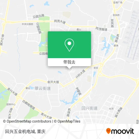 回兴五金机电城地图