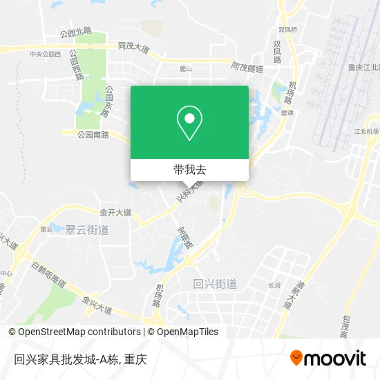 回兴家具批发城-A栋地图