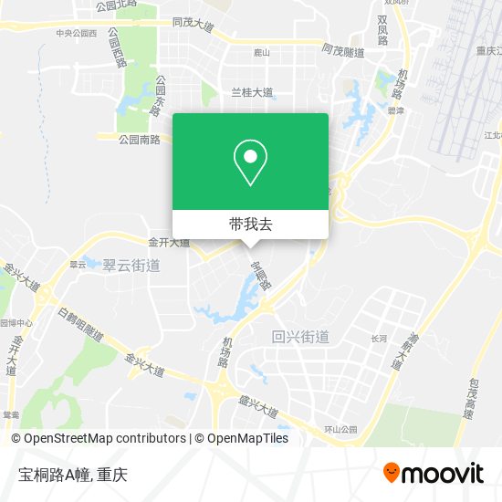 宝桐路A幢地图