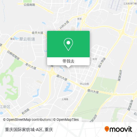 重庆国际家纺城-A区地图
