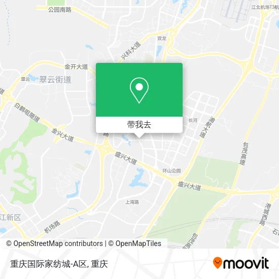 重庆国际家纺城-A区地图