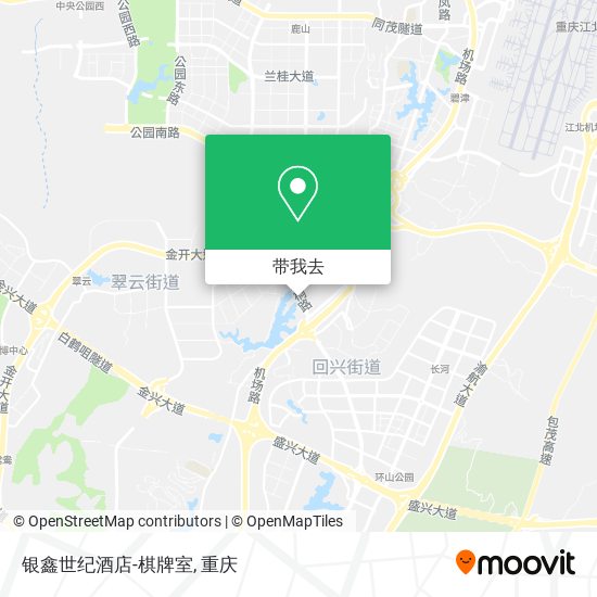 银鑫世纪酒店-棋牌室地图