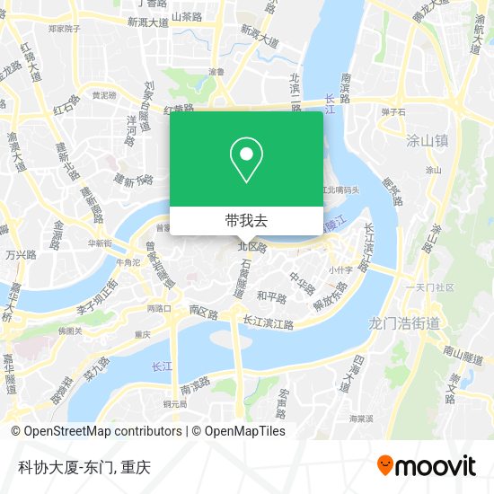 科协大厦-东门地图