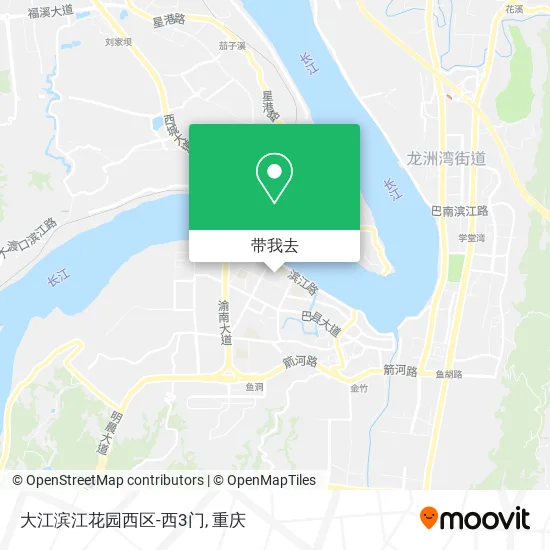 大江滨江花园西区-西3门地图