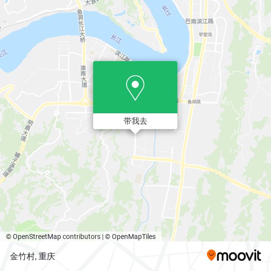 金竹村地图
