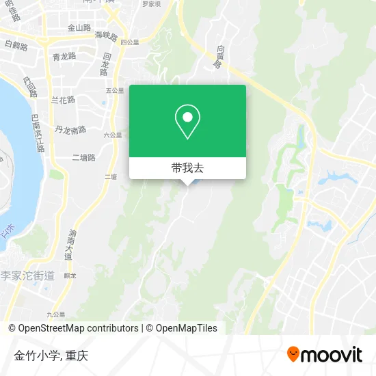 金竹小学地图