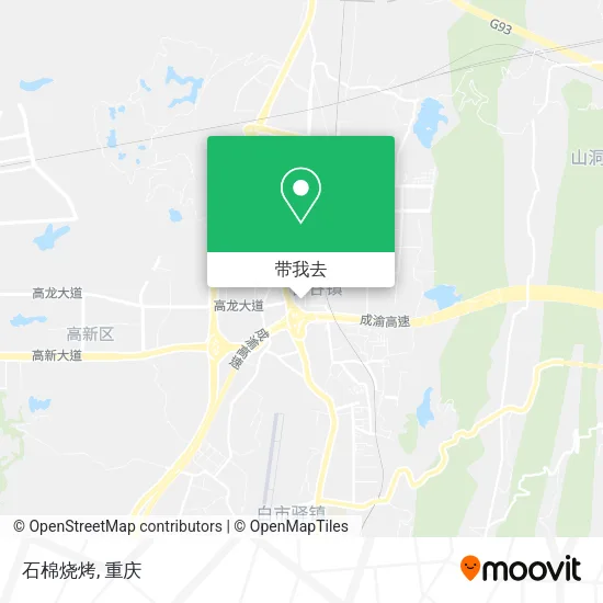 石棉烧烤地图