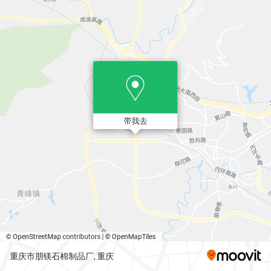 重庆市朋镁石棉制品厂地图