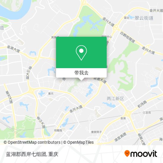 蓝湖郡西岸七组团地图