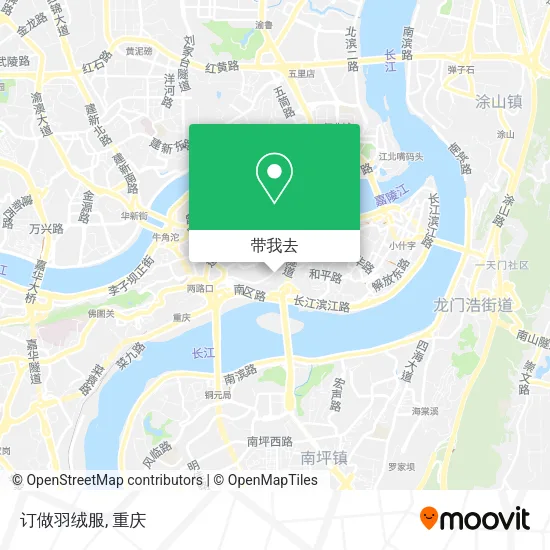 订做羽绒服地图