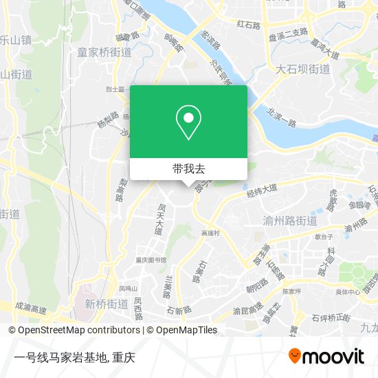 一号线马家岩基地地图