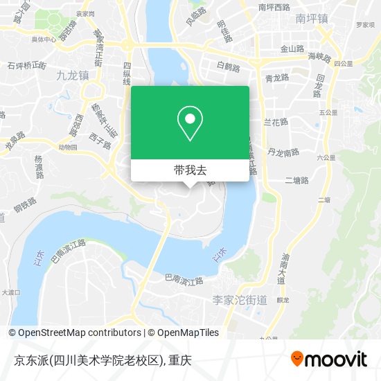 京东派(四川美术学院老校区)地图