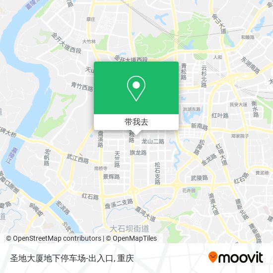 圣地大厦地下停车场-出入口地图