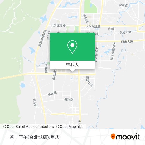 一茶一下午(台北城店)地图