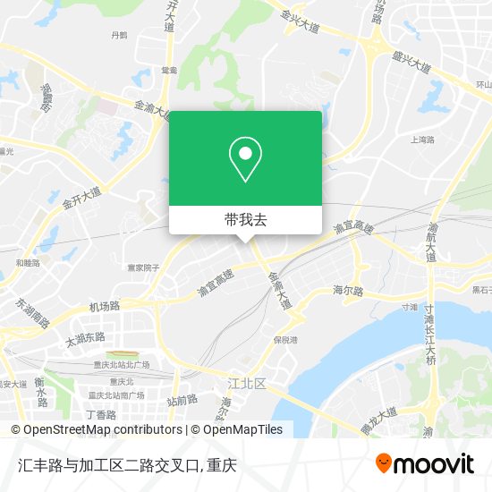 汇丰路与加工区二路交叉口地图