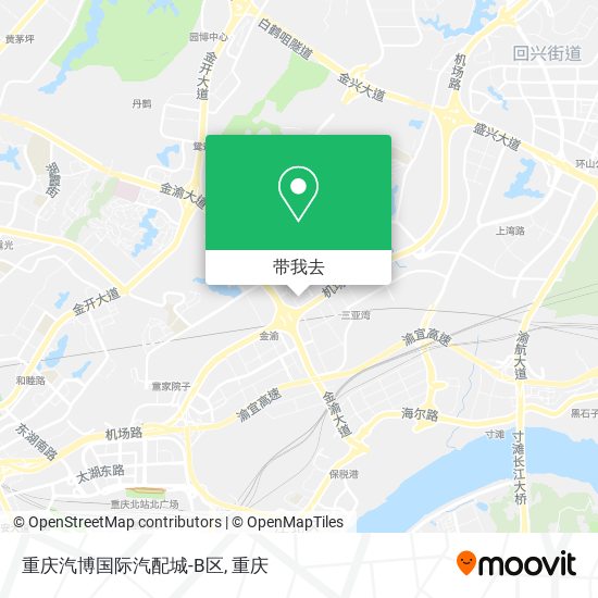 重庆汽博国际汽配城-B区地图