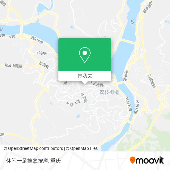 休闲一足推拿按摩地图