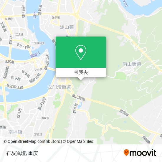 石灰岚垭地图