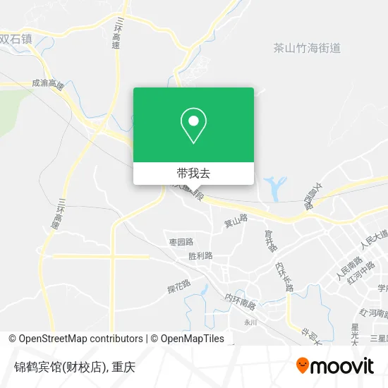 锦鹤宾馆(财校店)地图