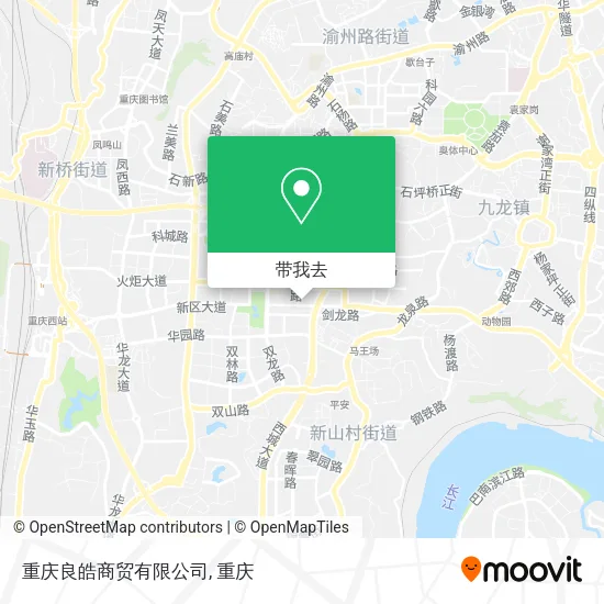 重庆良皓商贸有限公司地图