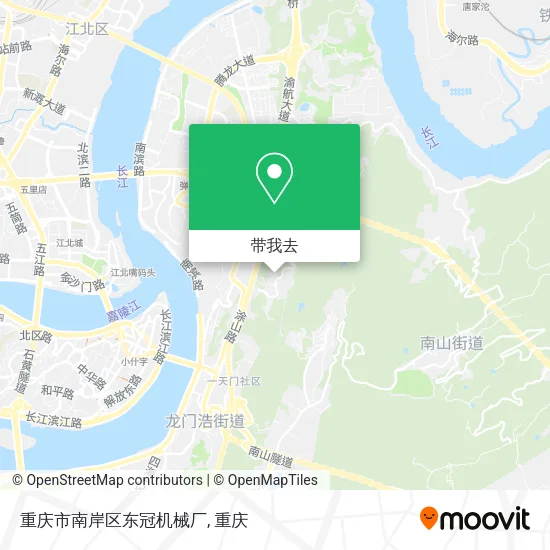 重庆市南岸区东冠机械厂地图