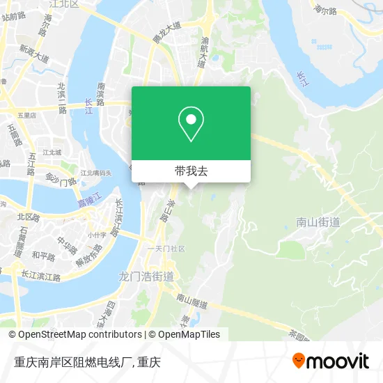重庆南岸区阻燃电线厂地图