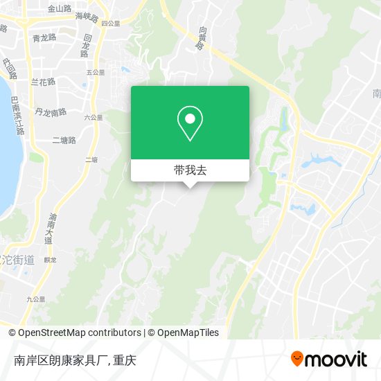 南岸区朗康家具厂地图