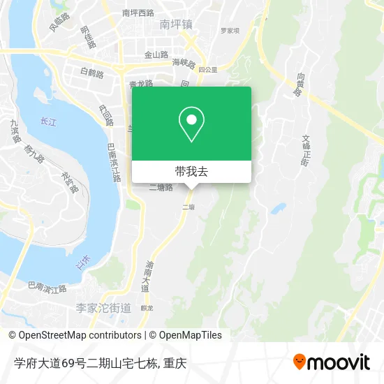 学府大道69号二期山宅七栋地图