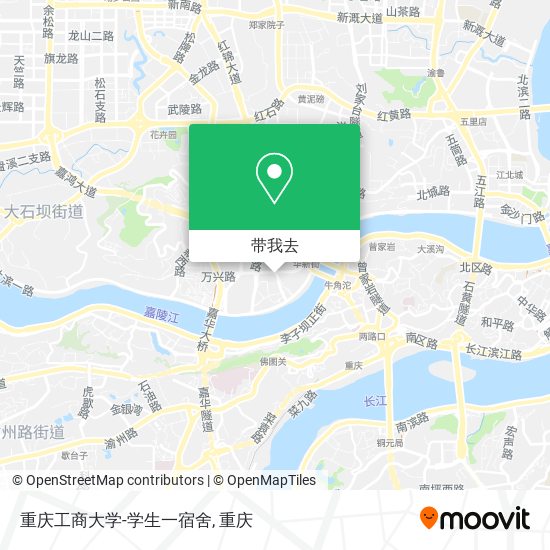重庆工商大学-学生一宿舍地图