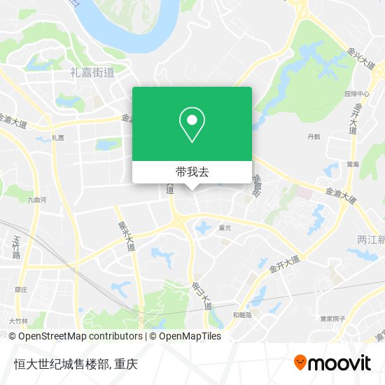 恒大世纪城售楼部地图