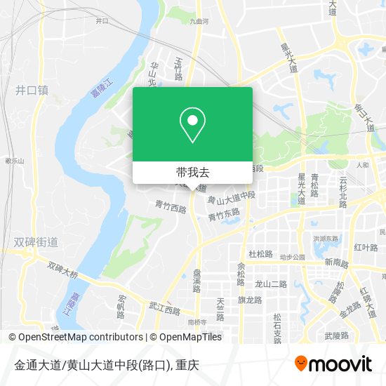金通大道/黄山大道中段(路口)地图