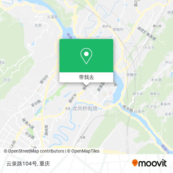 云泉路104号地图
