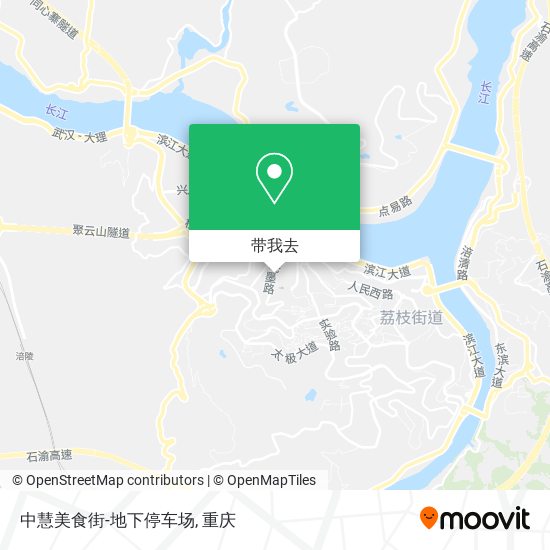中慧美食街-地下停车场地图