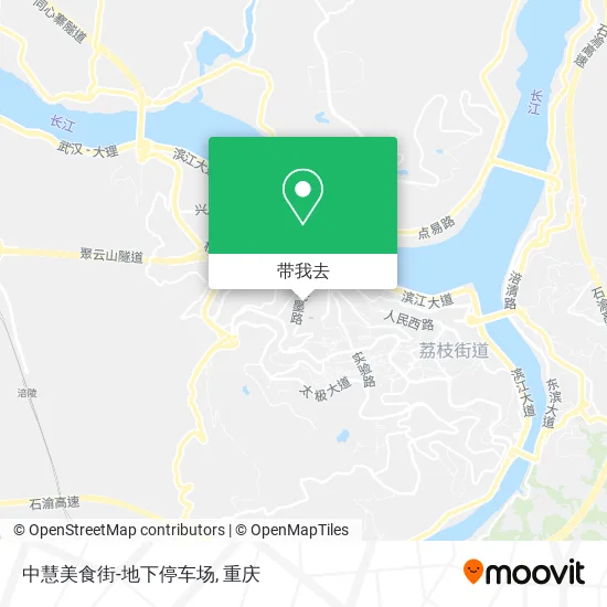 中慧美食街-地下停车场地图