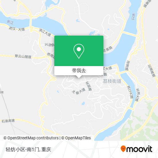 轻纺小区-南1门地图