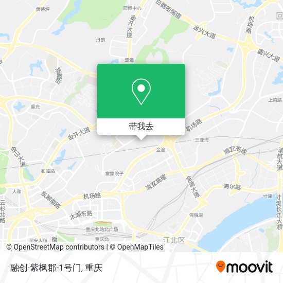 融创·紫枫郡-1号门地图