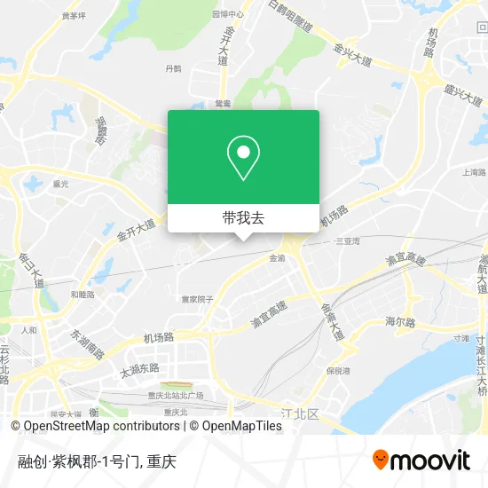 融创·紫枫郡-1号门地图
