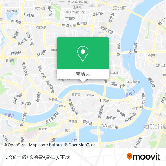 北滨一路/长兴路(路口)地图